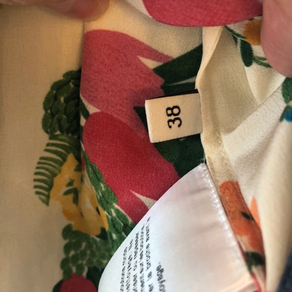 Authentic Gucci floral shirt button front blouse - Picture 13 of 16